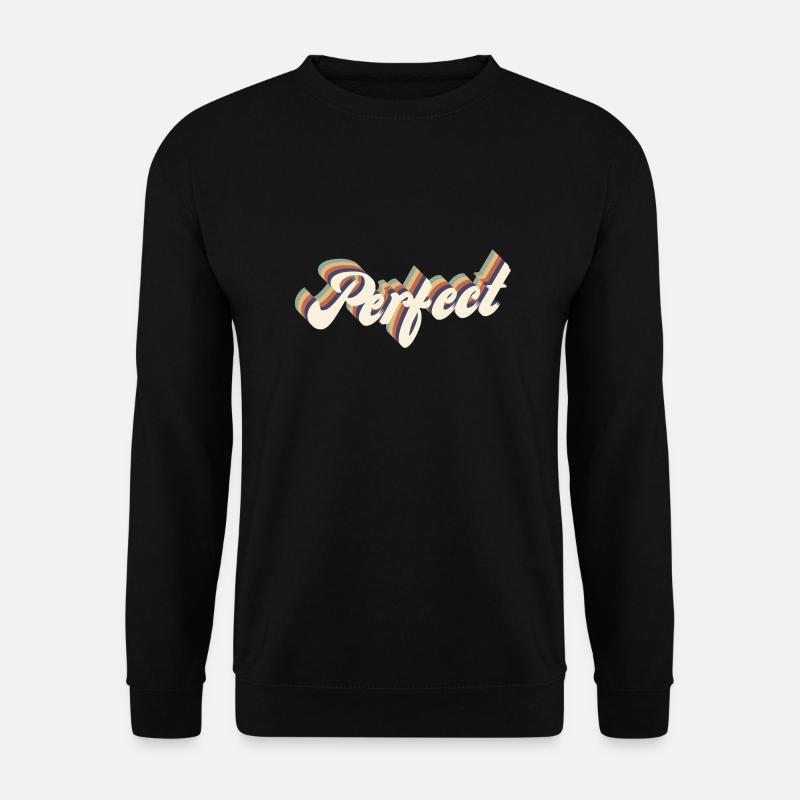 perfekter Jahrgang - Unisex Pullover - Schwarz