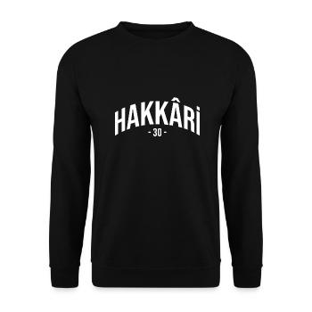 Hakkari 30 Turkey Turkiye Gift Holiday TR Kurd - Unisex Sweatshirt - black - Front - Alina (178cm) & Michal (187cm)