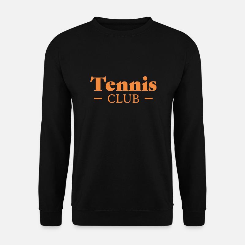 Tennis Club - Pocket print - Unisex Pullover - Schwarz