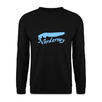 Norderney Tattoo - Unisex Sweatshirt - black - Front - Alina (178cm) & Michal (187cm)