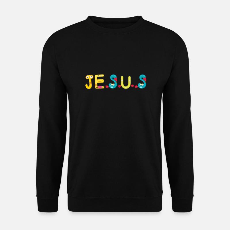 Jesus - Unisex Pullover - Schwarz