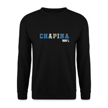 Guatemala Guatemalan Flagge DNA I Geschenk - Unisex Pullover - Schwarz - Vorne - Alina (178cm) & Michal (187cm)