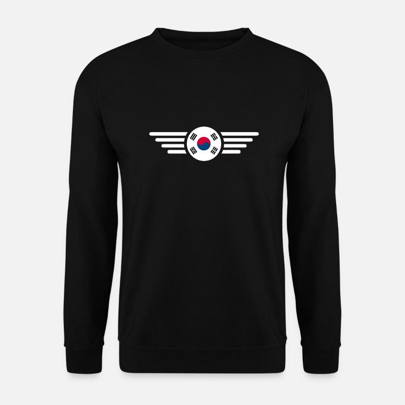 Süd Korea - Unisex Pullover - Schwarz