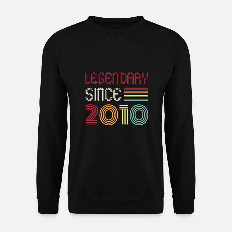 Birthday Legendary Since 2010 - Unisex Pullover - Schwarz