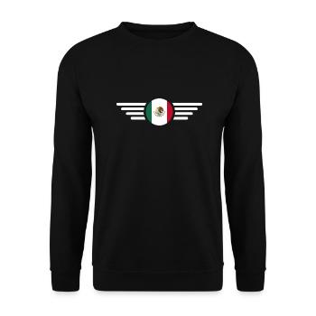 Mexiko - Unisex Pullover - Schwarz - Vorne - Alina (178cm) & Michal (187cm)