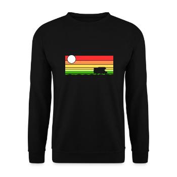 Wohnmobil Wohnmobilbesitzer Camping Camper Idee - Unisex Pullover - Schwarz - Vorne - Alina (178cm) & Michal (187cm)