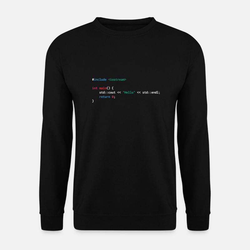 Developer c web humor funny - Unisex Sweatshirt - black