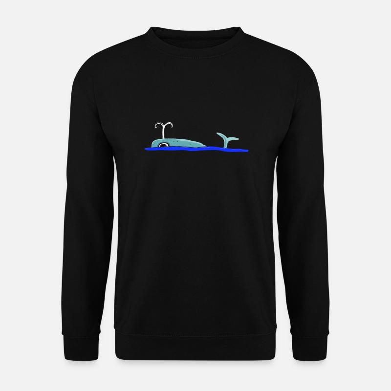 Whale - Unisex Sweatshirt - black