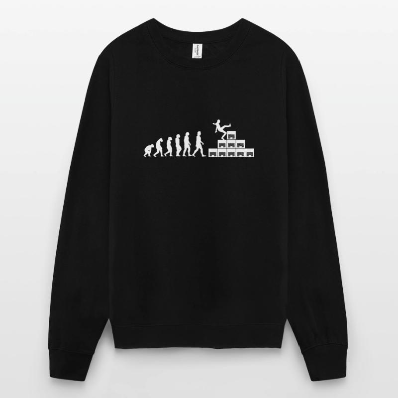 Défi de la caisse de lait : l’évolution du blanc Sweat-shirt Unisexe