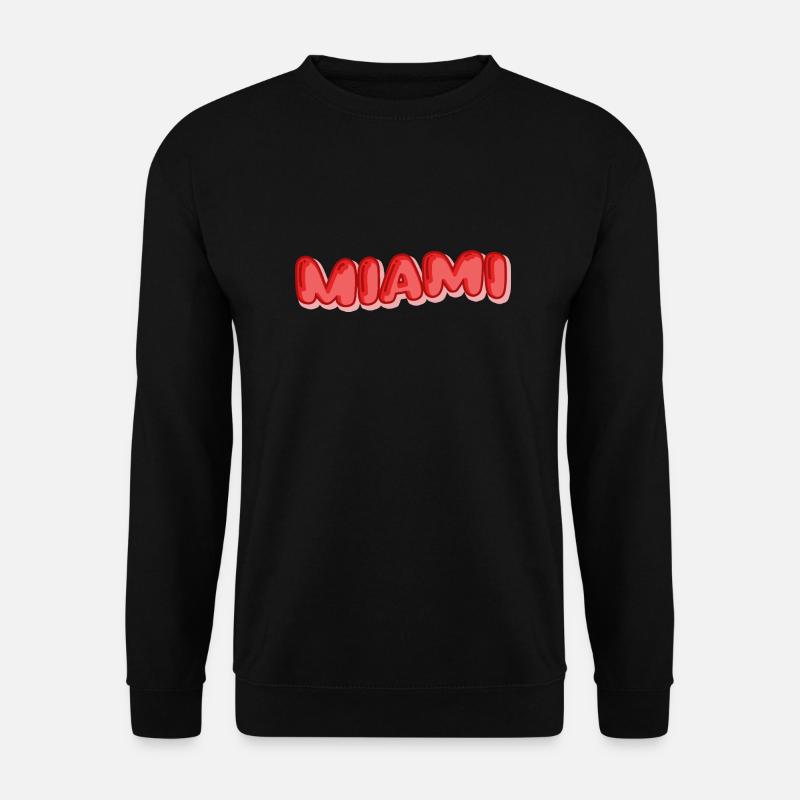 Urlaub Miami - Unisex Pullover - Schwarz