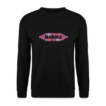Marika dans le rôle de la maman - Sweat-shirt Unisexe - noir - Devant - Alina (178cm) & Michal (187cm)