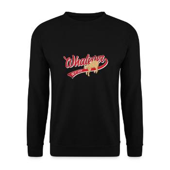 Whatever Sloth - Procrastination paresseuse drôle - Sweat-shirt Unisexe - noir - Devant - Alina (178cm) & Michal (187cm)