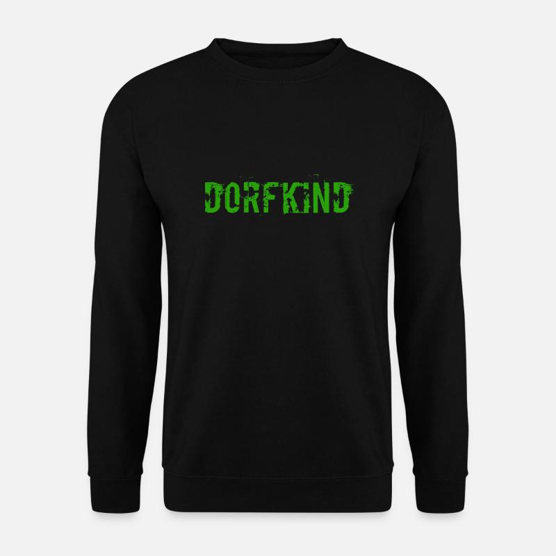Dorfkind design - Unisex Pullover - Schwarz