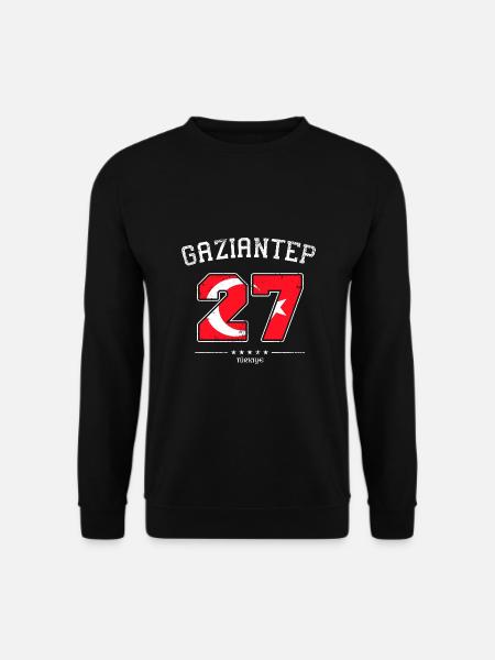 Gaziantep 27 Antep Türkei Retro - Unisex Pullover - Schwarz