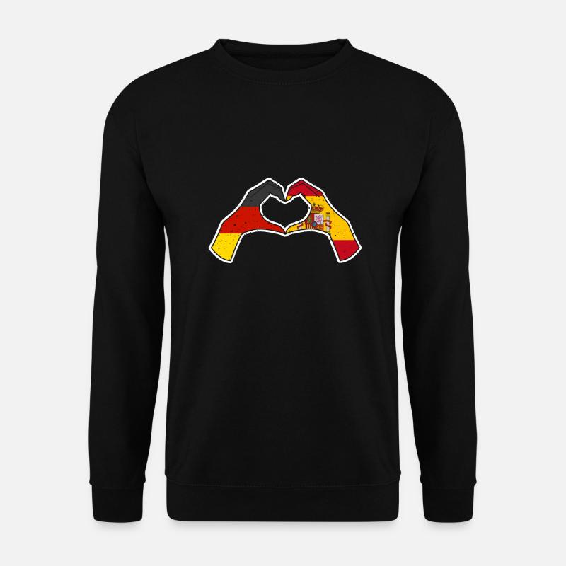 Spanier Deutschland Spanien - Unisex Pullover - Schwarz