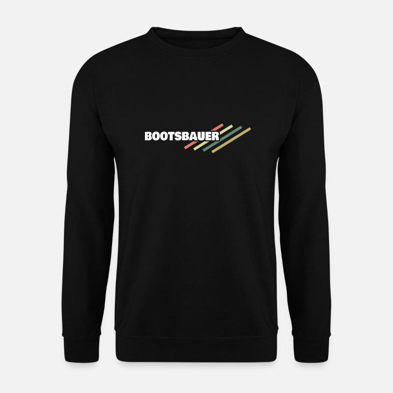 Arbeitsplatz Bootsbauer - Unisex Pullover - Schwarz
