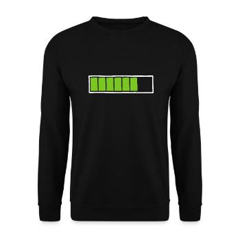 Ladebalken - Unisex Pullover - Schwarz - Vorne - Alina (178cm) & Michal (187cm)