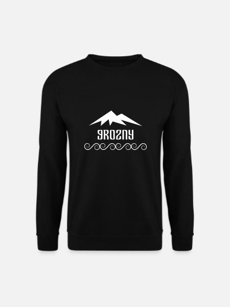 Grozny Geschenk Chechen Tschetschenien Dagestan - Unisex Pullover - Schwarz