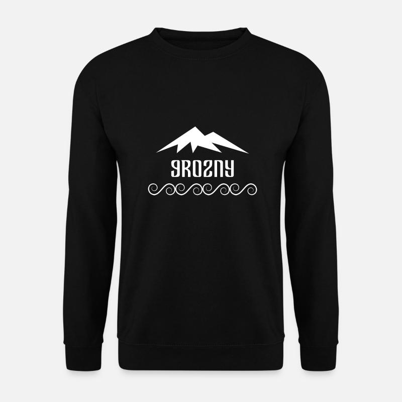 Grozny Geschenk Chechen Tschetschenien Dagestan - Unisex Pullover - Schwarz