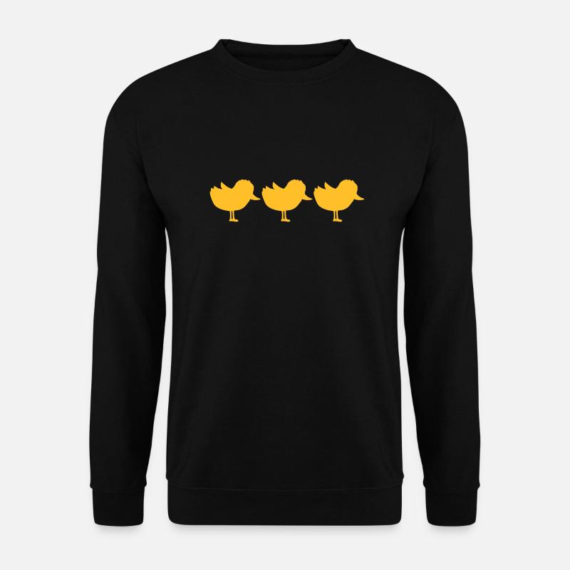Équipe 3 Chicks Silhouette - Sweat-shirt Unisexe - noir