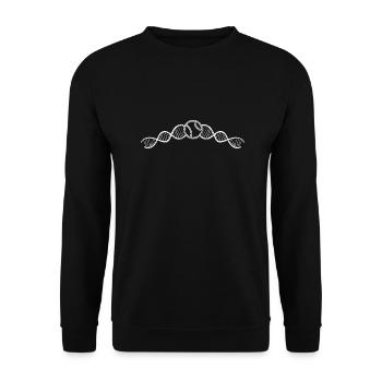 Tennisspieler Tennisverein Tennis Tennisschläger - Unisex Pullover - Schwarz - Vorne - Alina (178cm) & Michal (187cm)