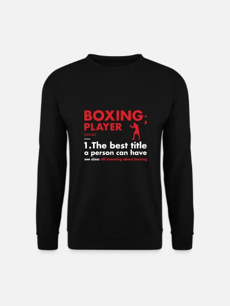 Sport Fighter Definition Boxing - Unisex Sweatshirt - black