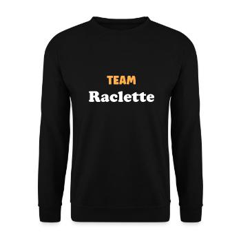 Team Raclette - Sweat-shirt Unisexe - noir - Devant - Alina (178cm) & Michal (187cm)