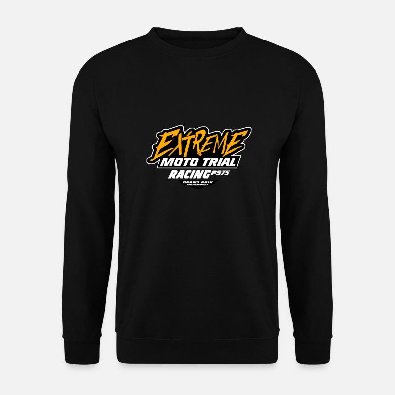 Trial - Trialsport - Moto Trial - Motorcycle Trial - Unisex Pullover - Schwarz