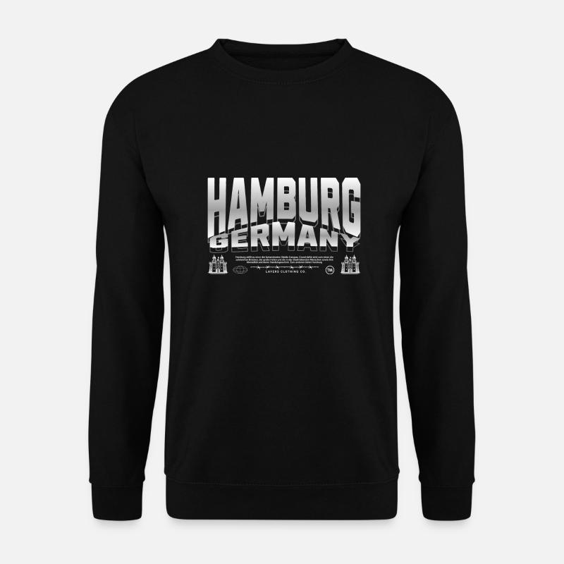 Hamburg germany Deutschland - Unisex Pullover - Schwarz