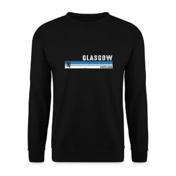 Glasgow Schottland Lebendige Stadt Schottischer Stolz - Unisex Pullover - Schwarz - Vorne - Alina (178cm) & Michal (187cm)