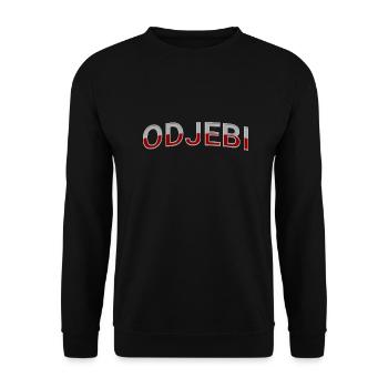 ODJEBI - Unisex Pullover - Schwarz - Vorne - Alina (178cm) & Michal (187cm)