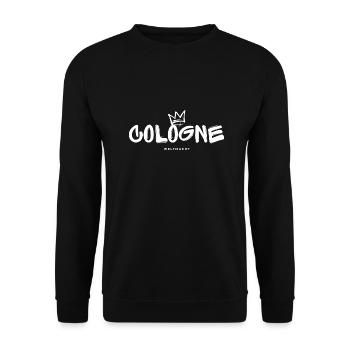 Cologne Köln Weltmacht - Unisex Pullover - Schwarz - Vorne - Alina (178cm) & Michal (187cm)