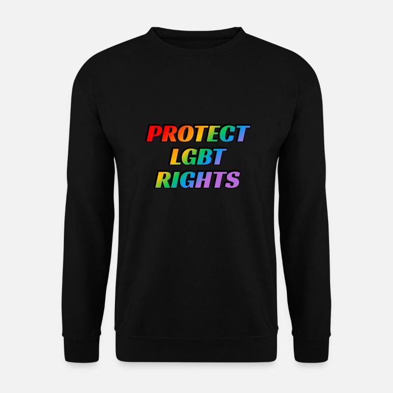 Schutz der LGBT-Rechte - Unisex Pullover - Schwarz