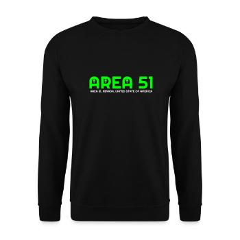 Aliens, Alien-T-Shirts, Alien Hoodies, Alien - Unisex Pullover - Schwarz - Vorne - Alina (178cm) & Michal (187cm)