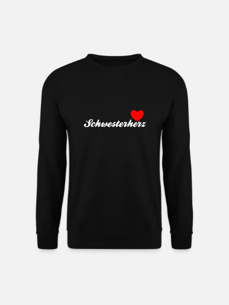Schwesterherz | White - Unisex Pullover - Schwarz