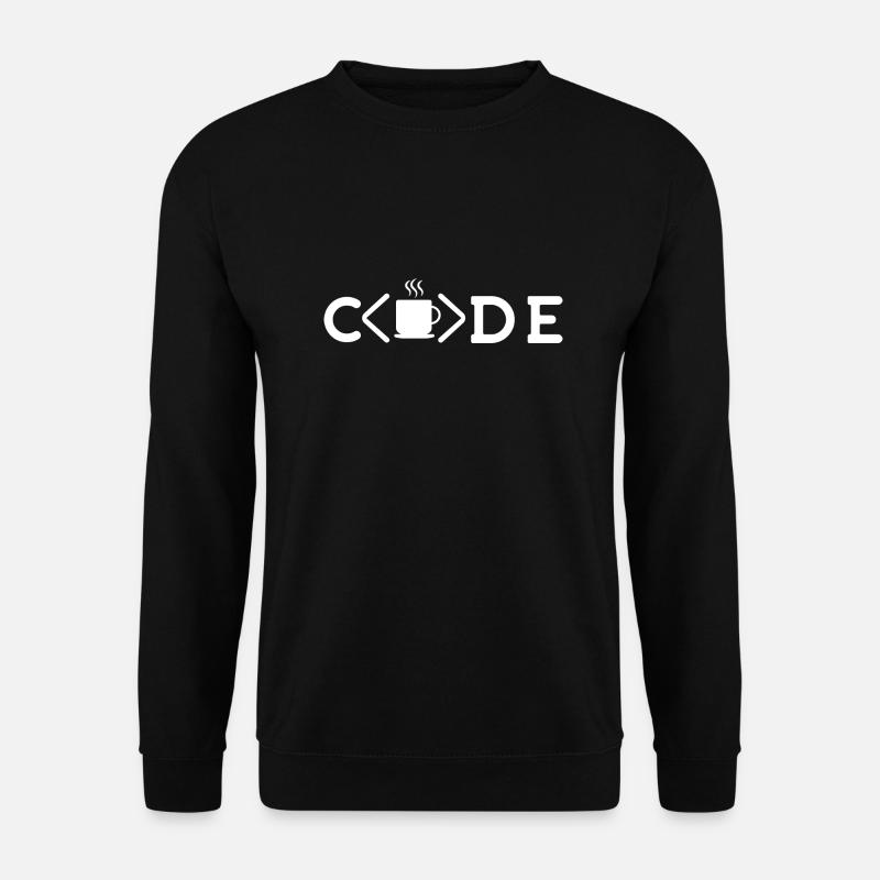 Java Entwickler Brauch Kaffee - Unisex Pullover - Schwarz