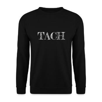 Tach - Unisex Pullover - Schwarz - Vorne - Alina (178cm) & Michal (187cm)