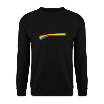 LGBTQ LGBTQ+ Pride Month Flag Design - Unisex Pullover - Schwarz - Vorne - Alina (178cm) & Michal (187cm)