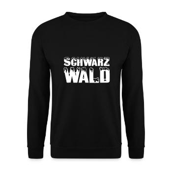 Schwarzwald | Gebirge | Wandern | Urlaub - Unisex Pullover - Schwarz - Vorne - Alina (178cm) & Michal (187cm)
