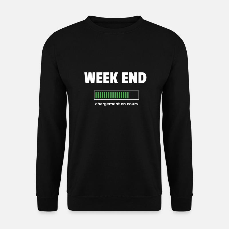 week end - Sweat-shirt Unisexe - noir