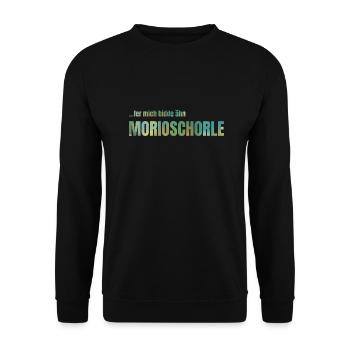 MORIOSCHORLE - Unisex Pullover - Schwarz - Vorne - Alina (178cm) & Michal (187cm)