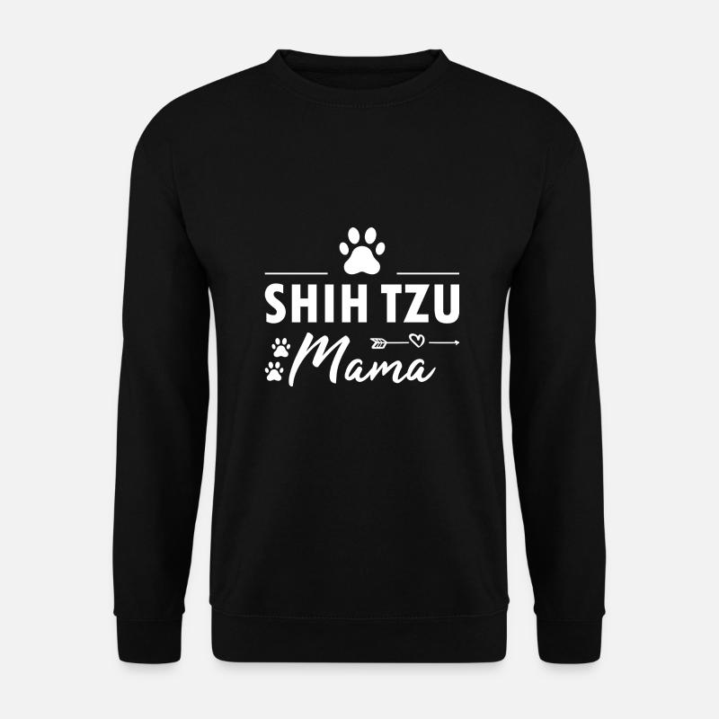 Shih Tzu Mama - Unisex Pullover - Schwarz