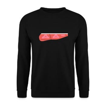 Rear light E-Class new left - Unisex Sweatshirt - black - Front - Alina (178cm) & Michal (187cm)