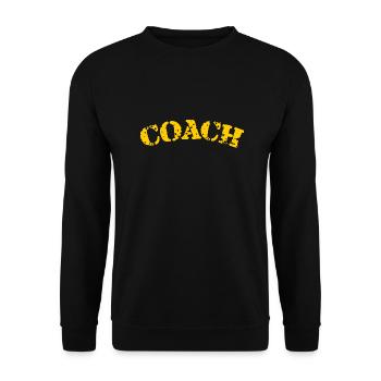 Coach - Le meilleur Coach - Der beste Trainer - Sweat-shirt Unisexe - noir - Devant - Alina (178cm) & Michal (187cm)
