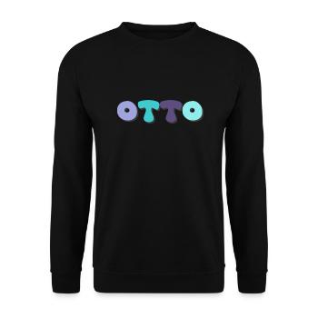 Nom - Otto - Sweat-shirt Unisexe - noir - Devant - Alina (178cm) & Michal (187cm)