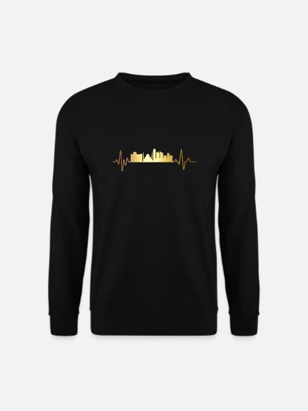 Beirut Heartbeat Libanon - Unisex Pullover - Schwarz
