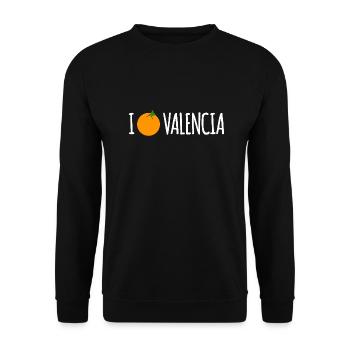 J’adore Valence - Sweat-shirt Unisexe - noir - Devant - Alina (178cm) & Michal (187cm)