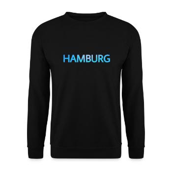 Hambourg - Sweat-shirt Unisexe - noir - Devant - Alina (178cm) & Michal (187cm)