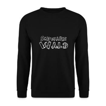 Schwarzwald | Gebirge | Wandern | Urlaub - Unisex Pullover - Schwarz - Vorne - Alina (178cm) & Michal (187cm)
