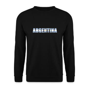 Argentina Rugby - Unisex Sweatshirt - black - Front - Alina (178cm) & Michal (187cm)